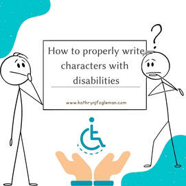 How to properly write characters with disabilities